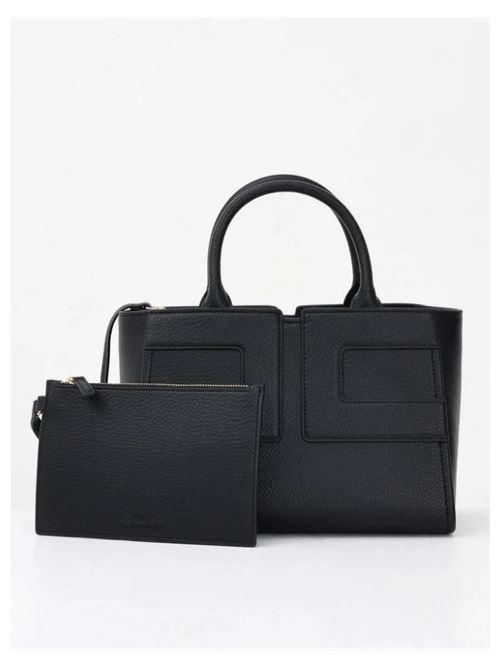 MAXI LOGO BAG ELISABETTA FRANCHI | BS35A56E2110 Nero